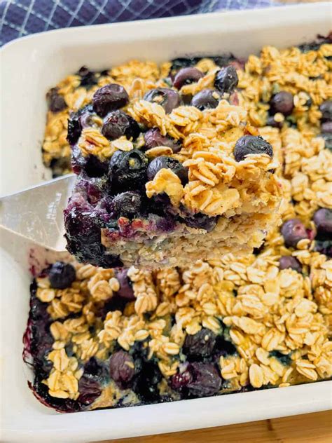 Blueberry Baked Oatmeal Story This Farm Girl Cooks