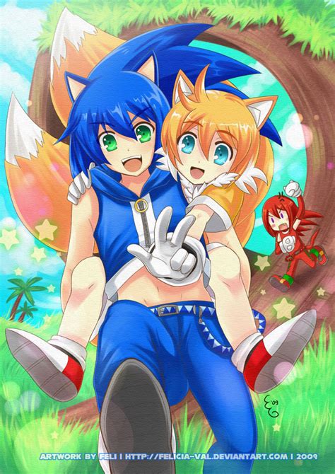 Gjinka Humanised Team Sonic Cute Tails Ftw By The Way Sonic Fan