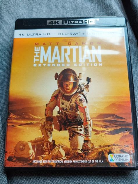 The Martian Extended Edition Uhd 4k Blu Ray Hobbies And Toys Music