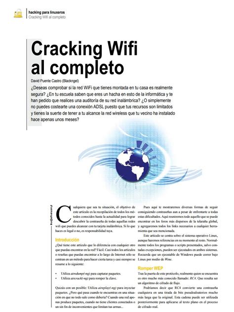 Pdf De Programación Cracking Wifi Al Completo