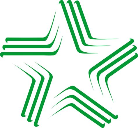 Png images and cliparts for web design. Green Gradient Star With Stripes Clip Art at Clker.com ...