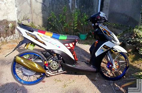 Bahkan sekarang ini masanya tak lagi cuma memodifikasi saja, namun sudah hingga tahapan rancang bangun alias kustom. Modifikasi Motor Mio J | Modifikasi Motor Kawasaki Honda ...