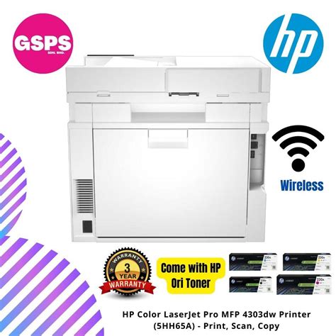 Hp Color Laserjet Pro Mfp 4303dw Printer 5hh65a Print Scan Copy