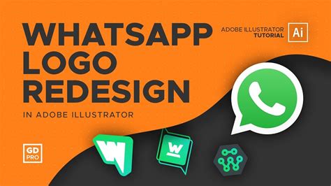 Redesigning The Whatsapp Logo • Adobe Illustrator Tutorial Youtube