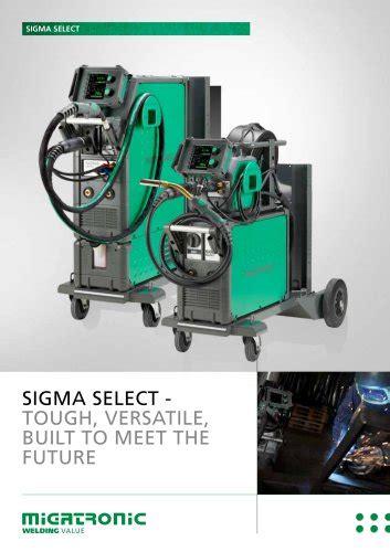 sigma select migatronic welding equipment ltd pdf catalogs technical documentation brochure