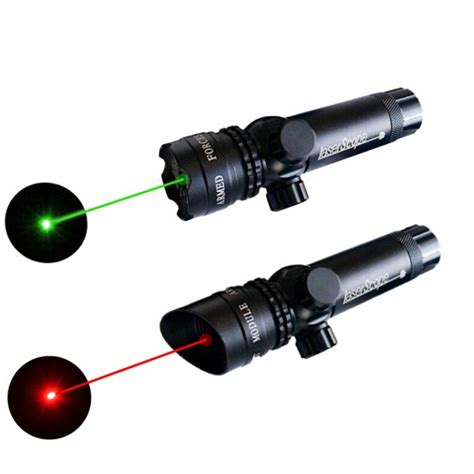 Laser Pointer Green Red Dot Tactical Hunting Rifle Gun Laser Outside