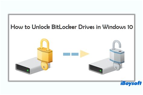 How To Unlock Bitlocker Drive Without Password And Recovery Key