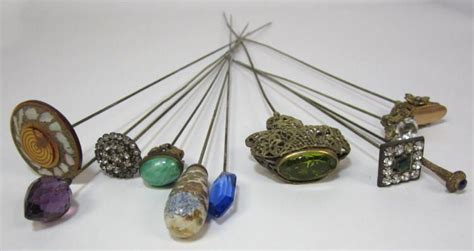 Lot 31 Antique Jeweled Hat Pins 4 Display Holders Pl Limoges Ebay