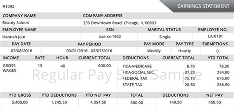 Create Pay Stubs Create Check Stubs Generate Paycheck Stubs Pay Stub