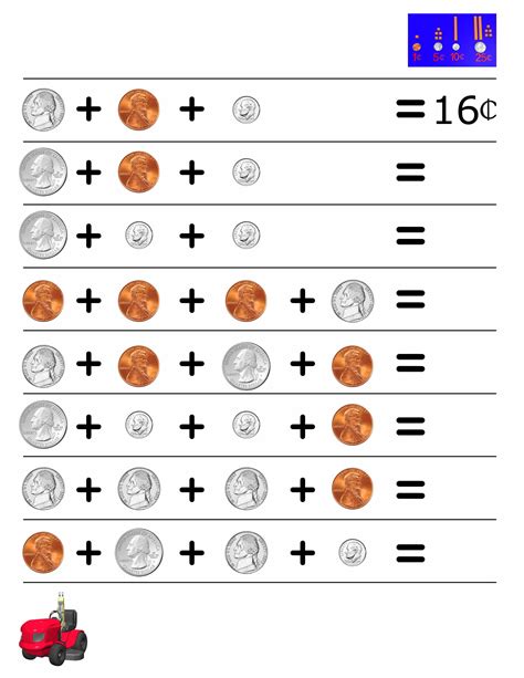 Free Printable Counting Money Worksheets