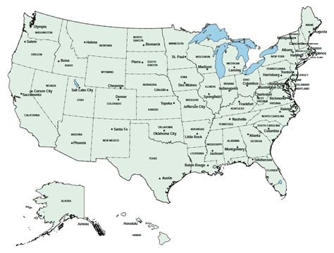 United States Map Quiz Abbreviations