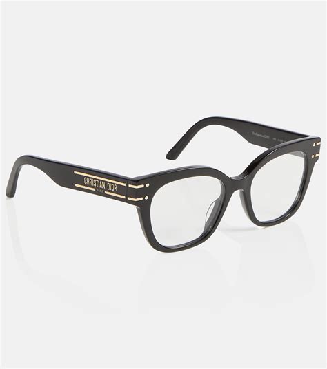 Dior Signature O B 2 I Glasses In Black Dior Eyewear Mytheresa
