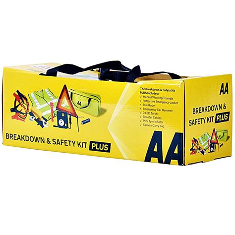 Buy Aa Vehicle Breakdown Safety Kit Plus Aa5618 Tyre Inflator