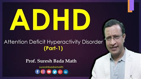 Attention Deficit Hyperactivity Disorder Adhd Part 1 Diagnosis