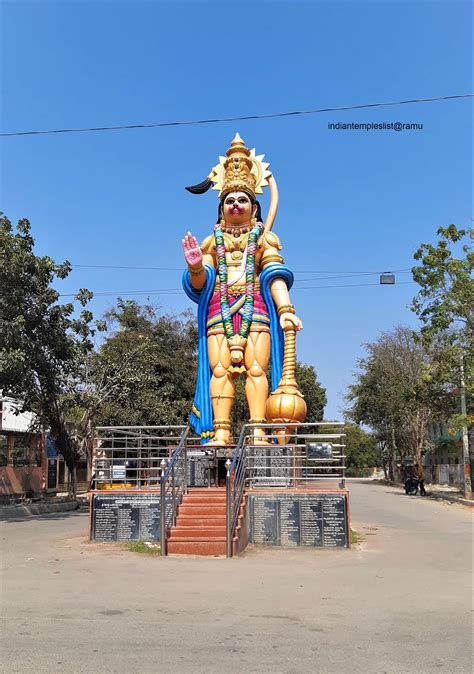 Trinethra Anjaneya Swamy Temple In Vanasthalipuram Hyderabad Indian