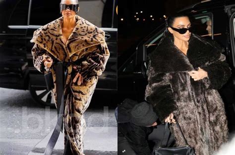 Kim Kardashian S Double Fur Style Sparks Ethical Fashion Debates