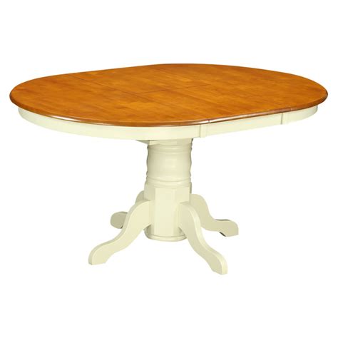 Enjoy free shipping on most stuff, even big stuff. Kenley Single Pedestal Oval Dining Table 42"x60" with 18 ...