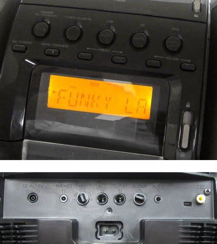 Sharp Gx M10 Black Portable Mp3 Usb Boombox Radio Cd Player Stereo