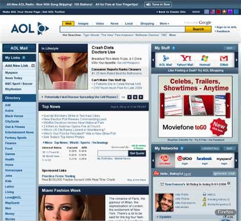 Report Aol To Revamp Homepage — Sitepoint