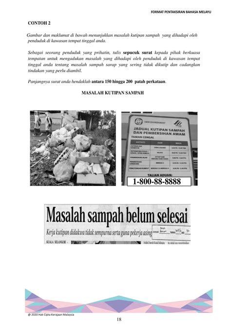 SPM : Format Pentaksiran Bahasa Melayu (Kod 1103) Sijil Pelajaran