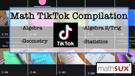 Tiktok Math Video Compilations Math Lessons