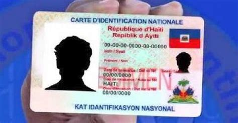 Haiti Demande Dune Carte Didentification Nationale Cin Disponible