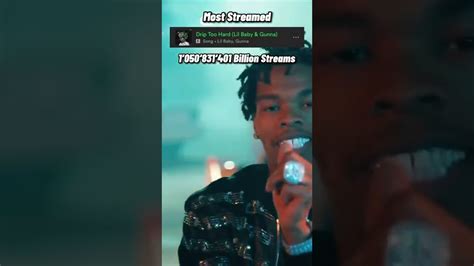 Most Streamed Song Vs My Favorite Song From Lil Baby Youtube