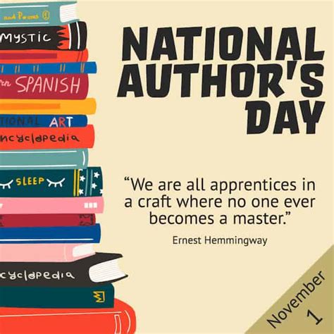 National Authors Day 2022 Asiana Times