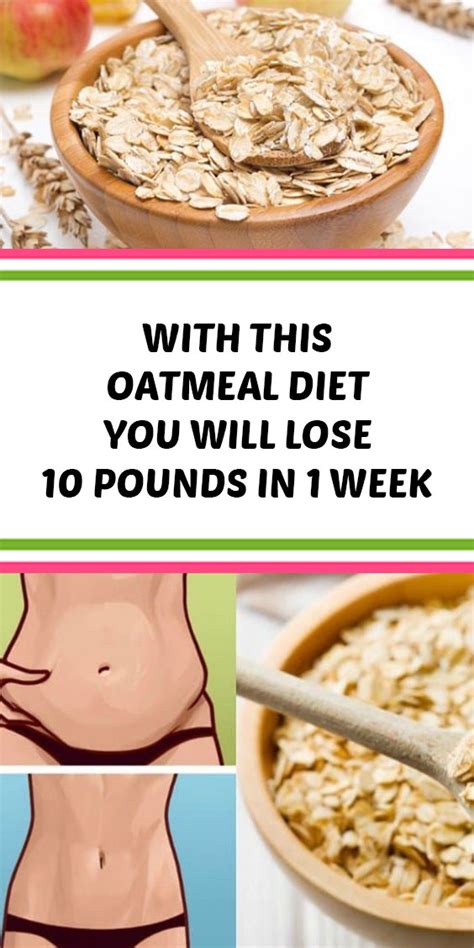 With This Oatmeal Diet You Will Lose 10 Pounds In 1 Week Id Newstimes