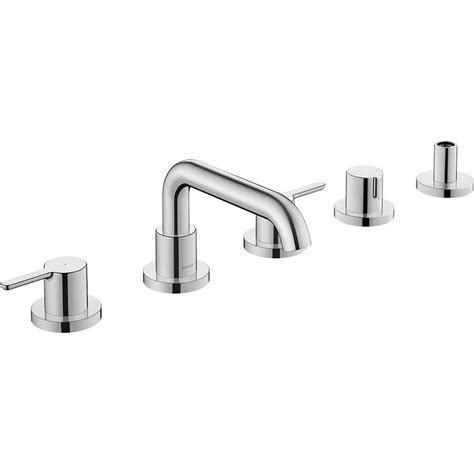 Roman tub fillers are deck mounted faucets designed to rapidly filler a large bathtub. Duravit Faucets | JCR Distributors - Dallas-TX