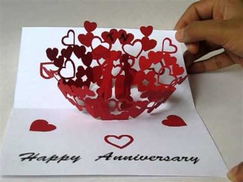 Suart86 all rights reserved (p). anniversary pop-up card - YouTube