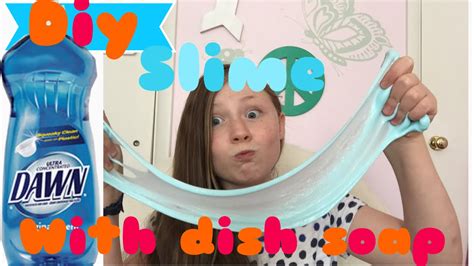 Diy Slime With Dish Soap Youtube