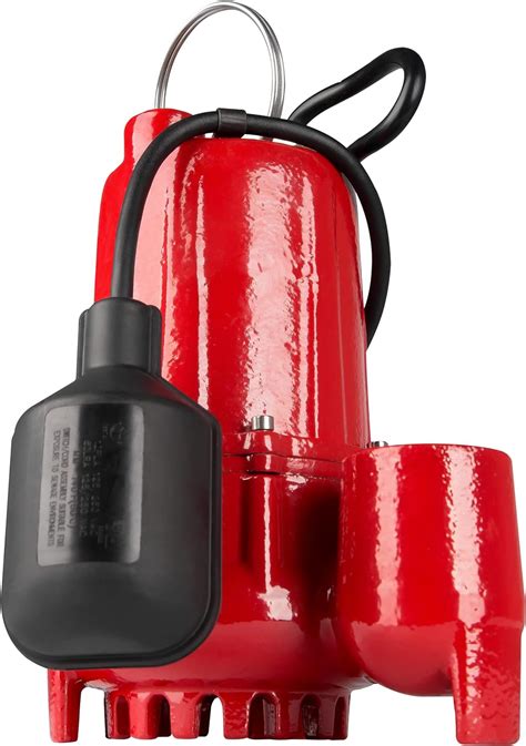 Red Lion Rl Sc T Volt Hp Gph Cast Iron Sump Pump With Tethered Float Switch
