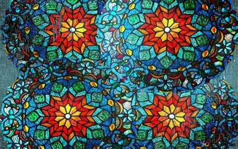 Colorful Stained Glass 2k Wallpaper Download