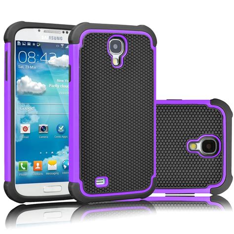 Galaxy S4 Case Galaxy S4 Phone Case Tekcoo Tmajor Purpleblack Shock Absorbing Hybrid