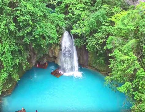 Video Kawasan Falls Cebu Aerial Tour