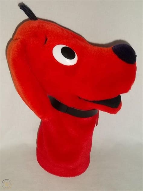1990 Dakin Plush Clifford The Big Red Dog Hand Puppet Vtg Workable