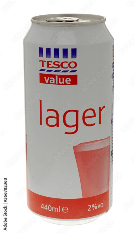 London England May 16 2010 Can Of Tesco Value Range Low Strength
