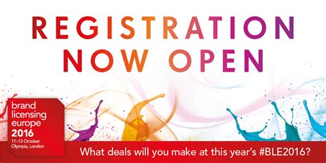 Create and remember a password for accessing your account. BLE Registration Now Open for 2016