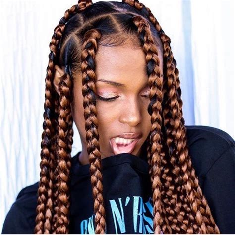 117 Best Medium Box Braids Hairstyles To Inspire You New Natural