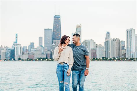 Maybe you would like to learn more about one of these? Downtown Chicago Engagement Session at North Avenue Beach ...