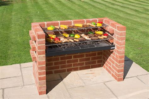 Home Extra Large Deluxe Brick DIY BBQ Kits X Cms BRICKS WIDE With Warming