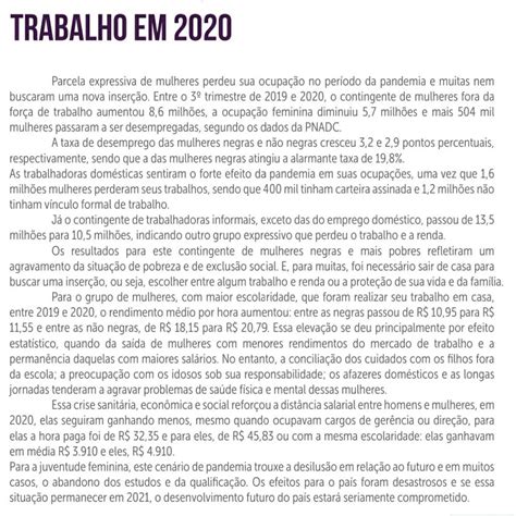 Os Desafios Do Mercado De Trabalho Redação