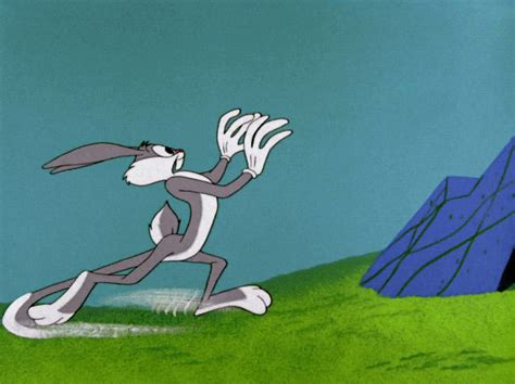 Altavoz Logo Aventuras Bugs Bunny Running Gif Atlas Ennegrecer Ninguna