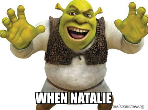 When Natalie Shrek Make A Meme