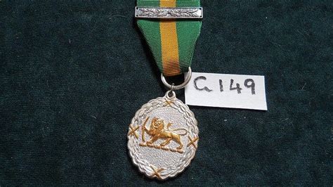 Sold Price Rhodesian Medals Medal For Territorial Or Rese February