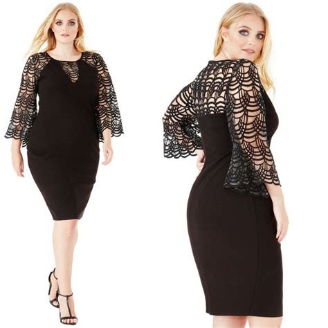 We did not find results for: Vestito cocktail nero elegante manica a campana Goddiva ...