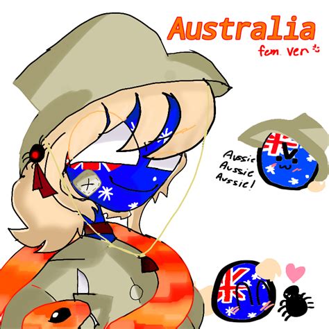 Australia Countryhumans Ibispaint