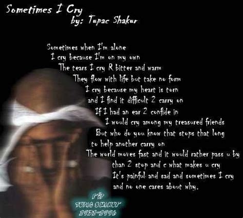 It does not always rhyme but when it does it must be catchy or as others say it must have. Tupac one of my favorite poems by him
