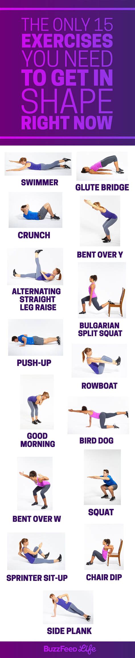 Here Are The Only 15 Exercises You Need To Get In Shape Anywhere